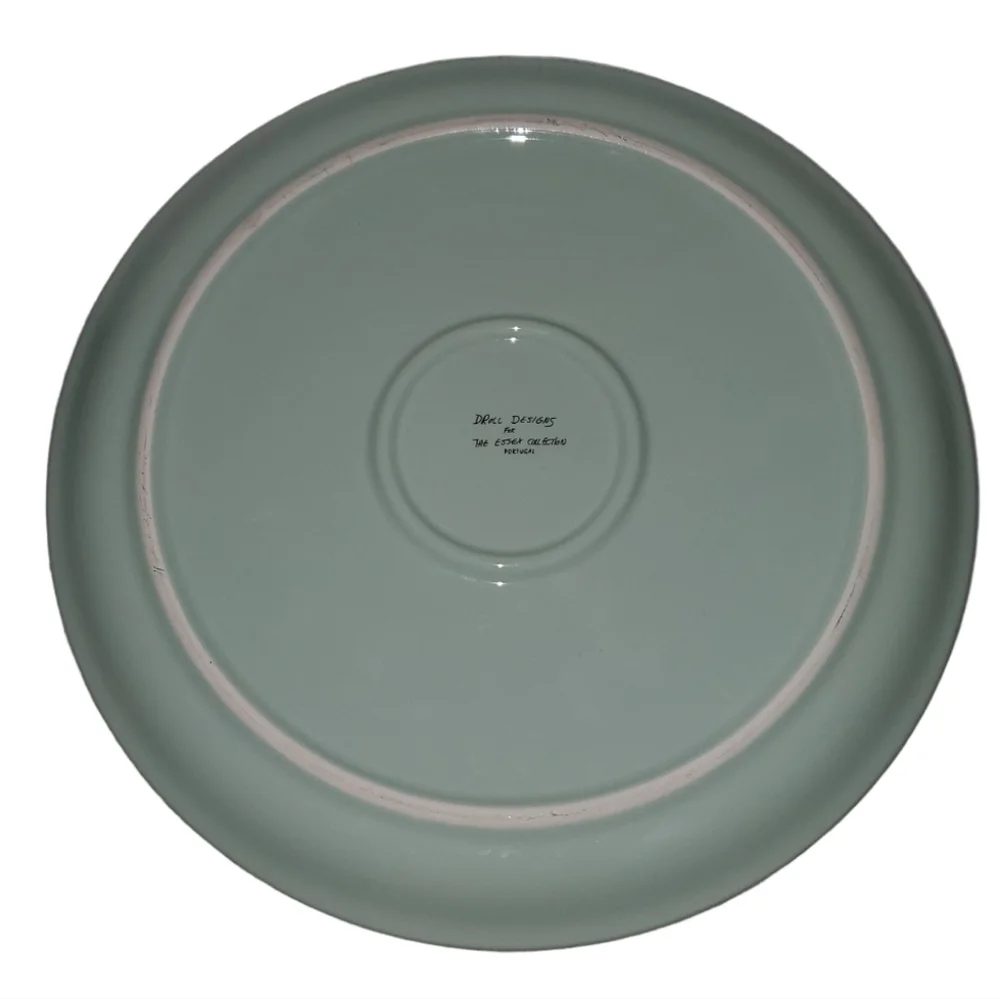 Droll Designs Essex Collection Portugal Santa Christmas Serving Platter